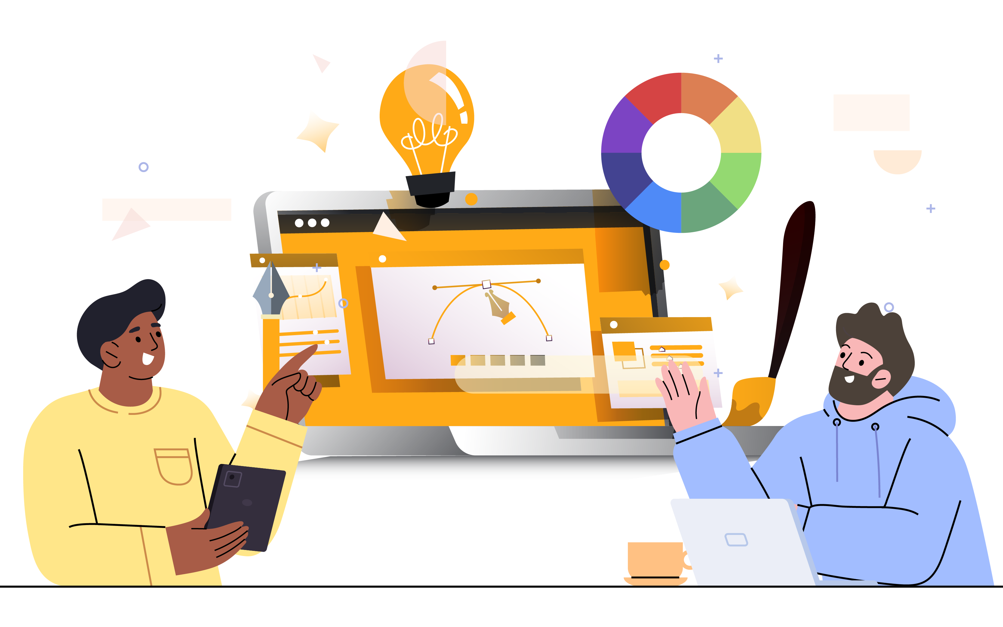 Graphic designing and animation sample visuals from Digitally Vocal